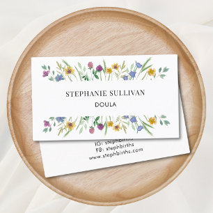 Doula Floral Visitenkarte