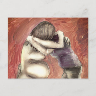 Doula hug Postkarte