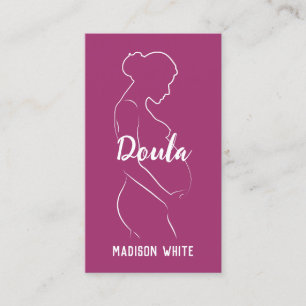 👶 Doula Midfrau Custom QR Business Card Visitenkarte