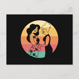 Doula Midfrau Schwangerschaft Geburtsgeschenk Postkarte