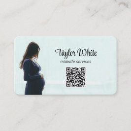Doula Midfrau Schwangerschaft QR Visitenkarte