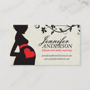 Doula, Midfrau und Bly Casting Business Cards Visitenkarte