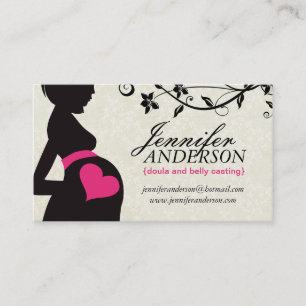 Doula, Midfrau und Bly Casting Business Cards Visitenkarte
