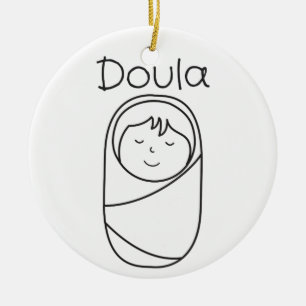 Doula Porzellan-Verzierung Keramikornament