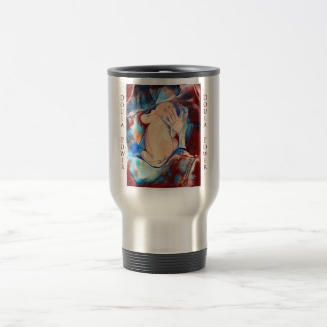 Doula Power-Reise-Tasse Reisebecher (Mittel)