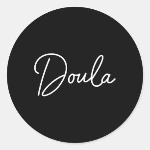 Doula Runder Aufkleber