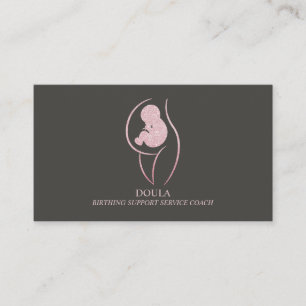 Doula Schwangerschaft Mutter Hebamme Geburtscoach  Visitenkarte