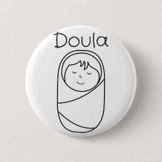 Doula und Baby Doula Geschenk Button