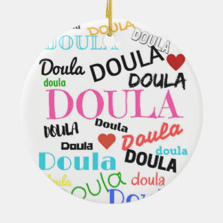 Doula Weihnachtsverzierung Keramikornament