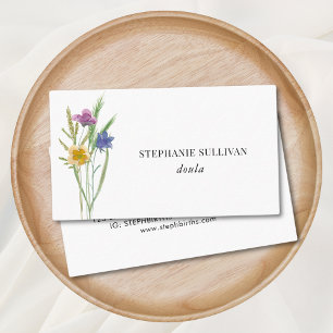 Doula Wildblume Business Card Visitenkarte