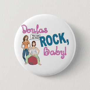 Doulas rocken! Geschenke Button