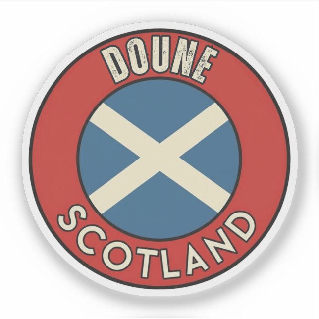 Doune, Schottland Aufkleber (Vorderseite)