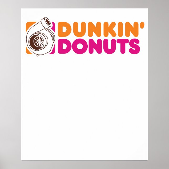 Dounuts fahren - Lustige Renn- und Drift-Auto-Enth Poster (Vorne)