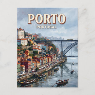 Douro Fluss Porto Portugal Postkarte