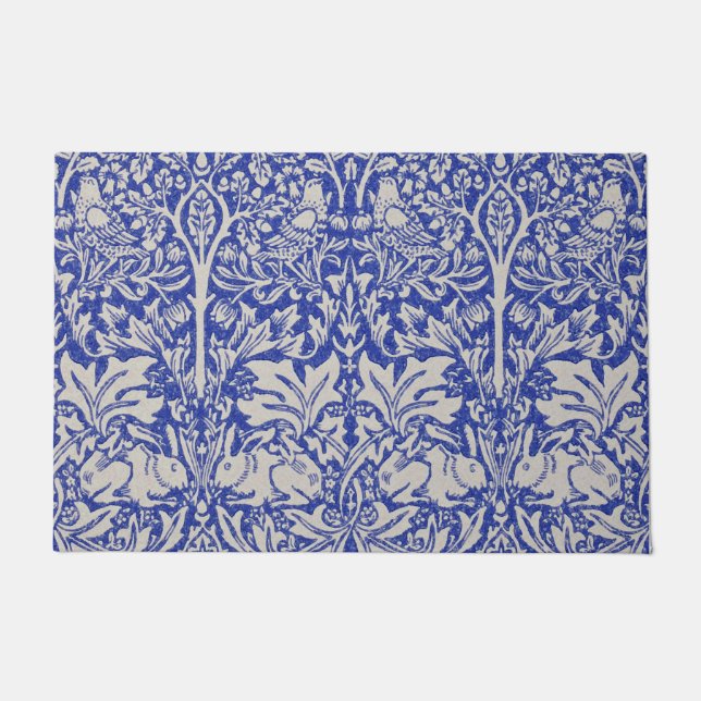 Dove and Rabbit, William Morris Fußmatte (Vorderseite)