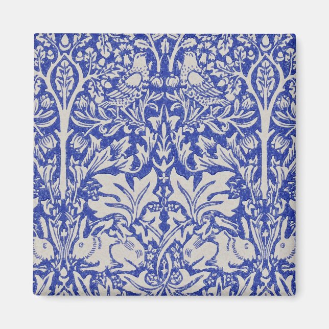 Dove and Rabbit, William Morris Magnet (Vorne)