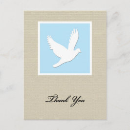 Dove Beileid Vielen Dank Postcard Postkarte