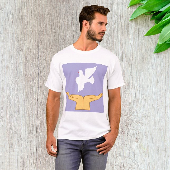 Dove Bird World Peace White T-Shirt (Von Creator hochgeladen)