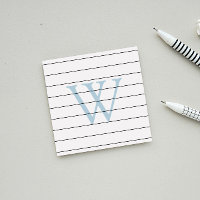 Dove Blue Monogram Lined