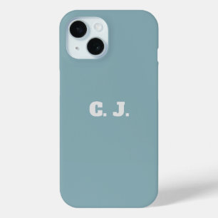 Dove Blue Personalisiert iPhone Case
