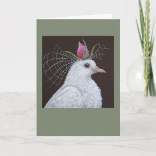 Dove Bride Grußkarte Karte