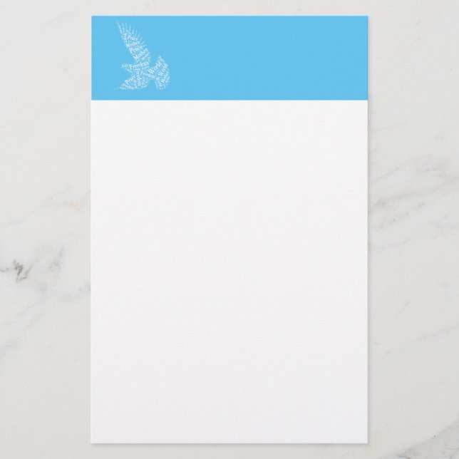 Dove Briefpapier (Vorderseite)