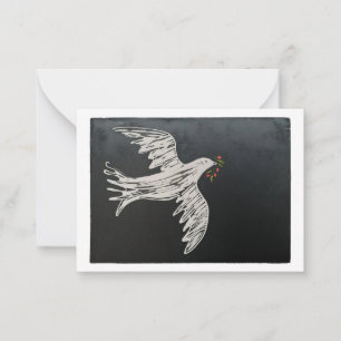 Dove Christmas Card Mitteilungskarte