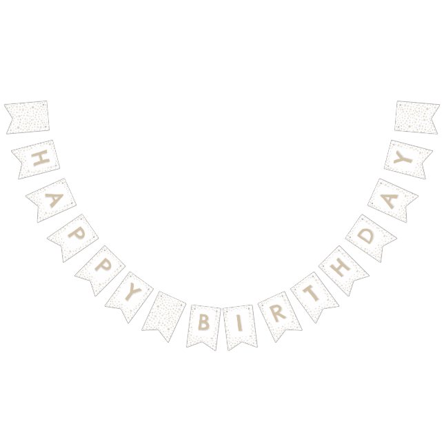 Dove Confetti Wasserfarbe Dots Jagdflagge Wimpelkette (Alle)