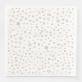 Dove Confetti Wasserfarbe Dots Papier Napkin Serviette