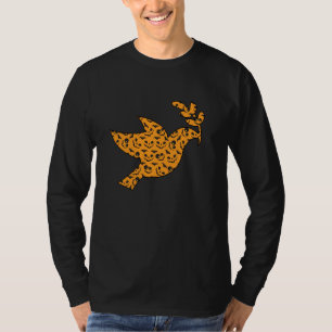 Dove Easy Halloween Outfit Taube Bird Lazy Costum T-Shirt