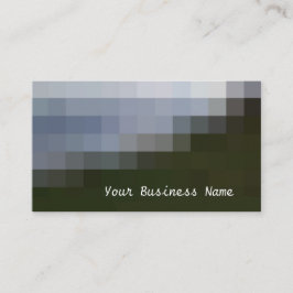 Dove Gray, Slate, Black Abstrakt Business Card Visitenkarte