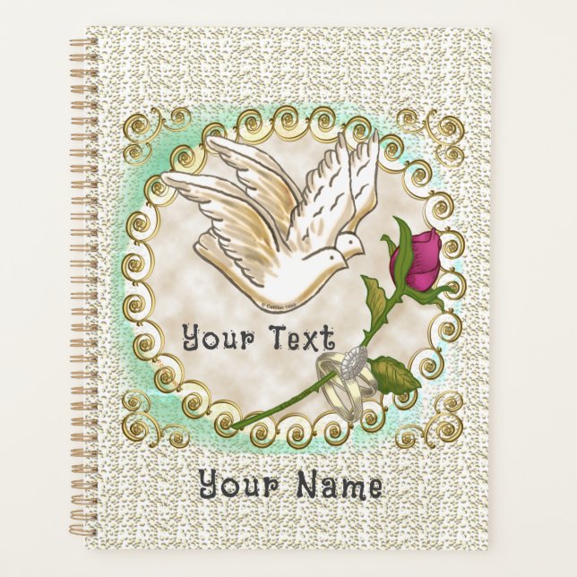 Dove-Hochzeit Planer (Vorderseite)