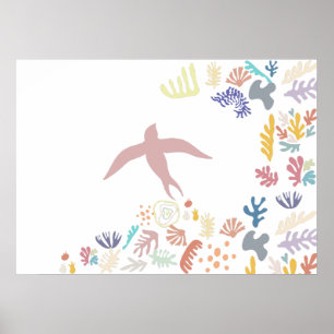 Dove Matisse Art Elements drucken Poster