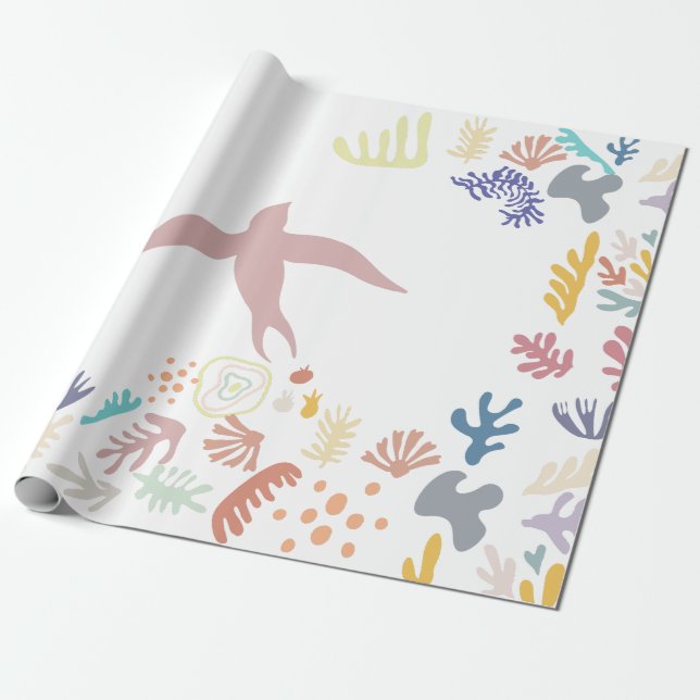 Dove Matisse Art Elements Geschenkpapier (Ungerollt)