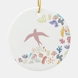 Dove Matisse Art Elements Keramik Ornament