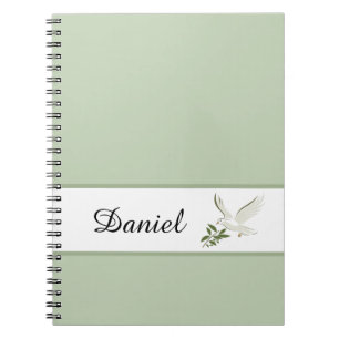 Dove Notebook-Individuelle Name Notizblock