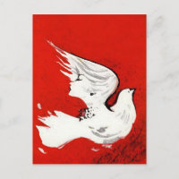 Dove of a Women Postcard / Einladung