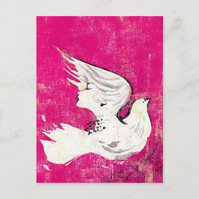 Dove of a Women ~ Postkarte / Einladung (Vorderseite)