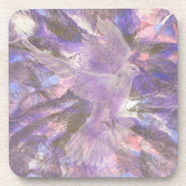 Dove of Peace coaster set of six Getränkeuntersetzer (Vorderseite)