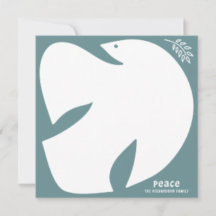 Dove of Peace - Juniper Grußkarte Ankündigung