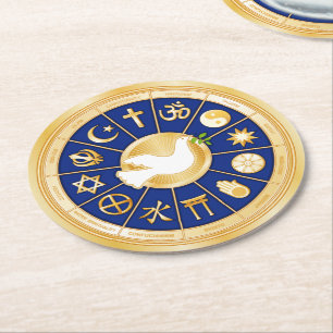 Dove of Peace Paper Untersetzer