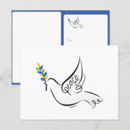 Dove of Peace Postcard Postkarte