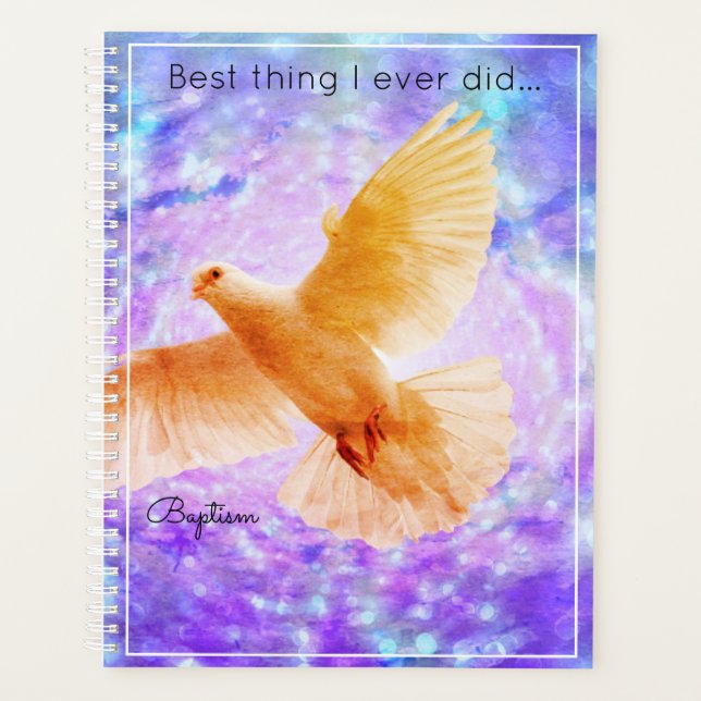 Dove Planner Buch Bestes Ding Taufe Planer (Vorderseite)