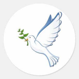 Dove Runder Aufkleber