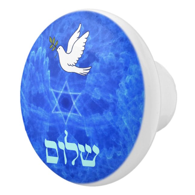 Dove - Shalom Keramikknauf (Rechts)