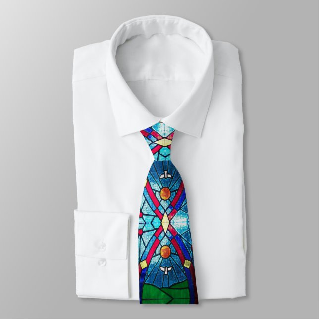 Dove Stainglass Neck Tie Krawatte (Gebunden)