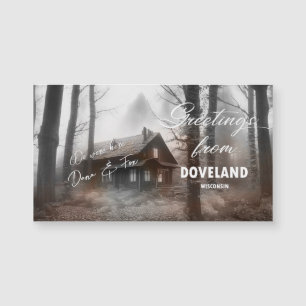 Doveland, Wisconsin Magnetkarte