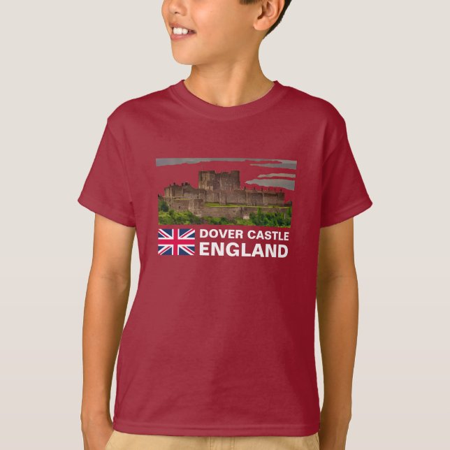 DOVER CASTLE, ENGLAND T-Shirt (Vorderseite)