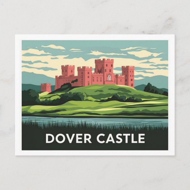 Dover Castle Postkarte (Vorderseite)