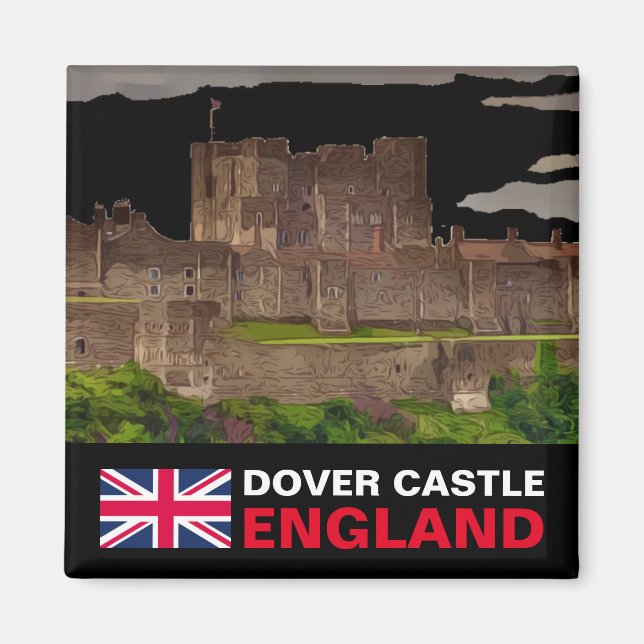 DOVER CASTLE, WALLE MAGNET (Vorne)